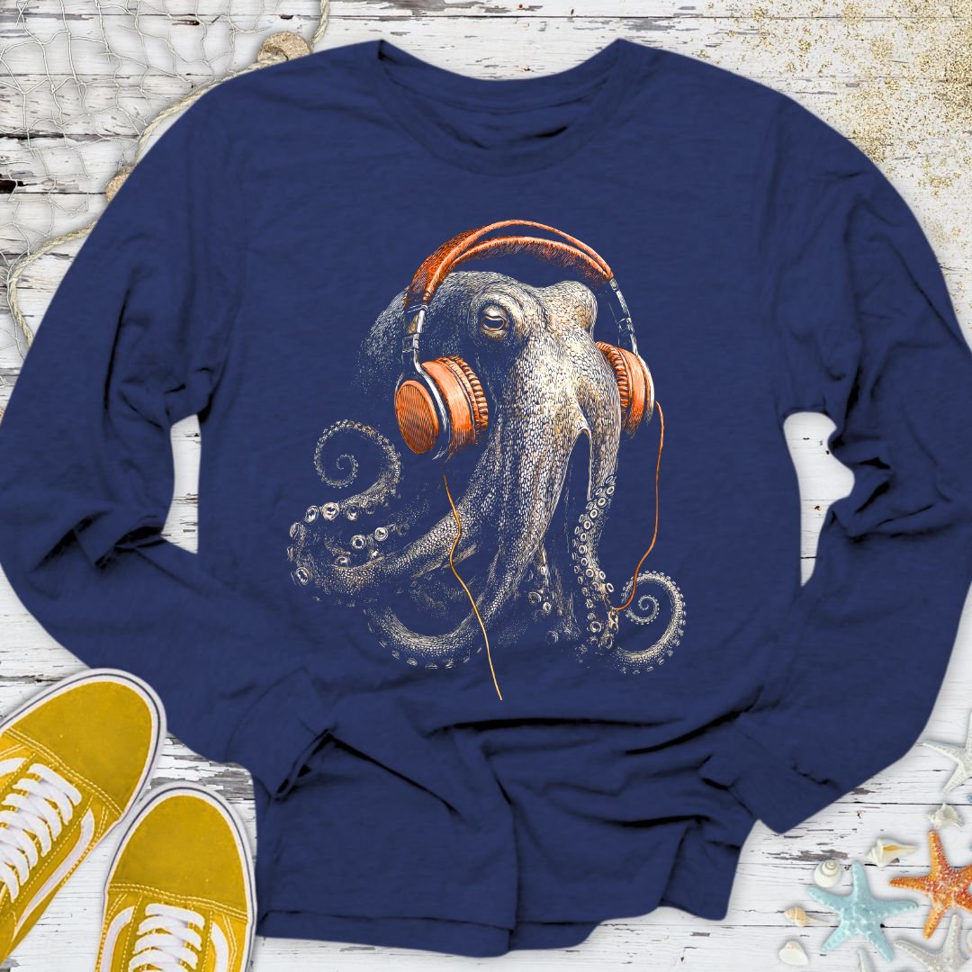 Groovy Octopus Long Sleeve Tee