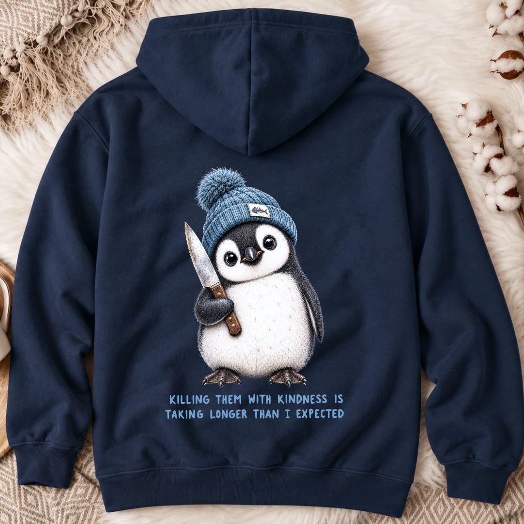 Kindness Is Taking Too Long Back Print Hoodie