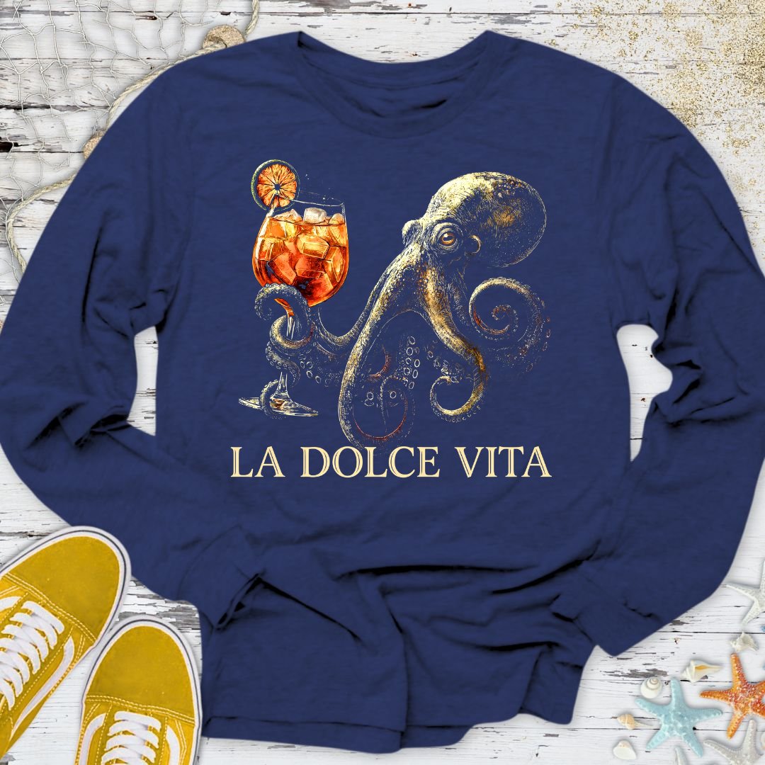 Octopus La Dolce Vita Long Sleeve Tee