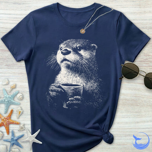 Coffee Otter Women's T-Shirt