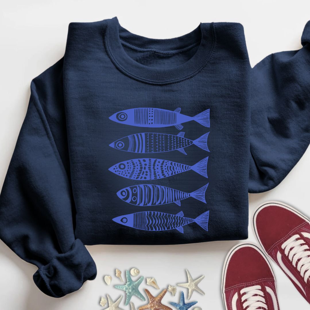 Blue Sardines Sweatshirt