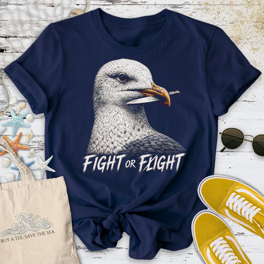 Fight Or Fight Seagull T-Shirt