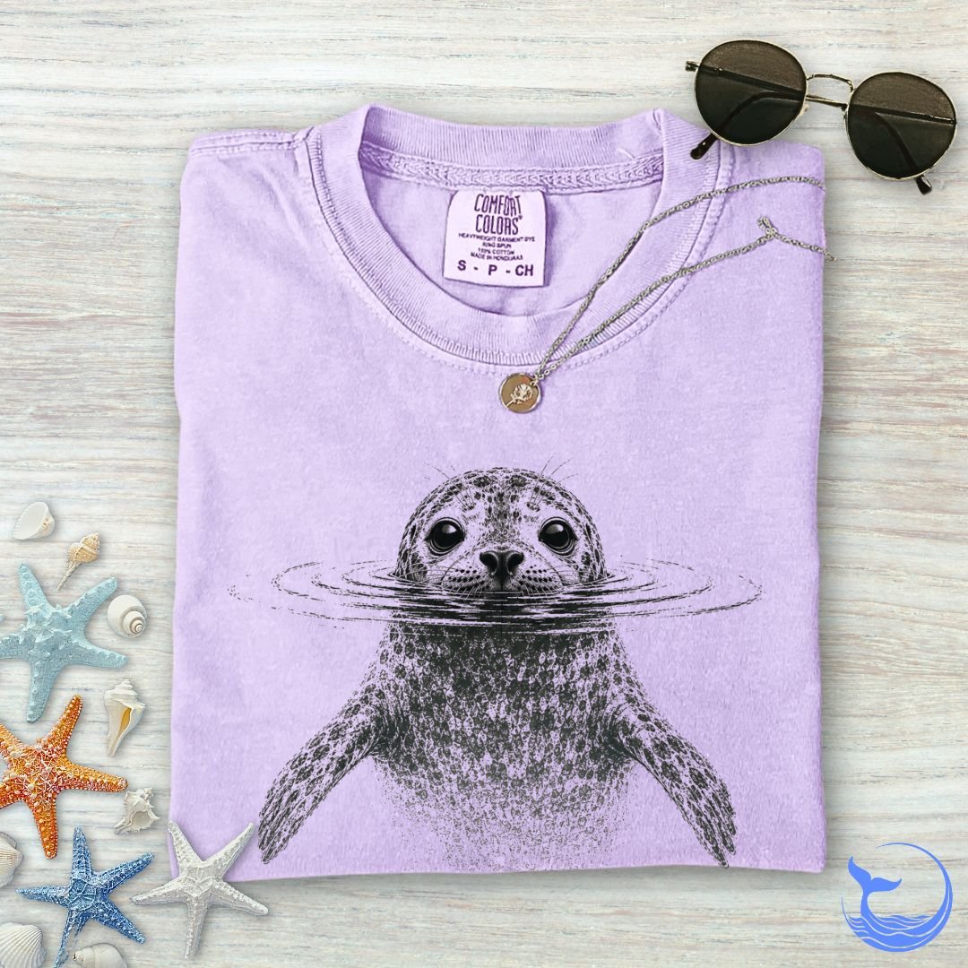 Swimming Seal Comfort Colors T-Shirt