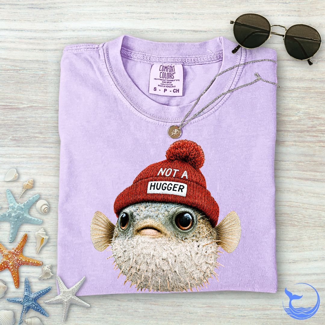 Hugger Pufferfish Comfort Colors T-Shirt