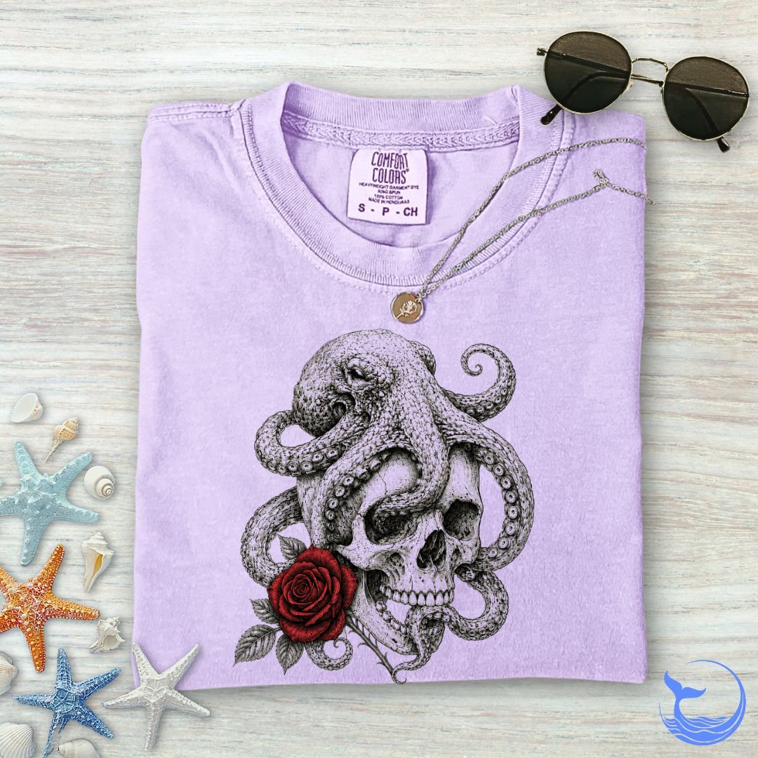 The Last Rose, Octopus Comfort Colors T-Shirt