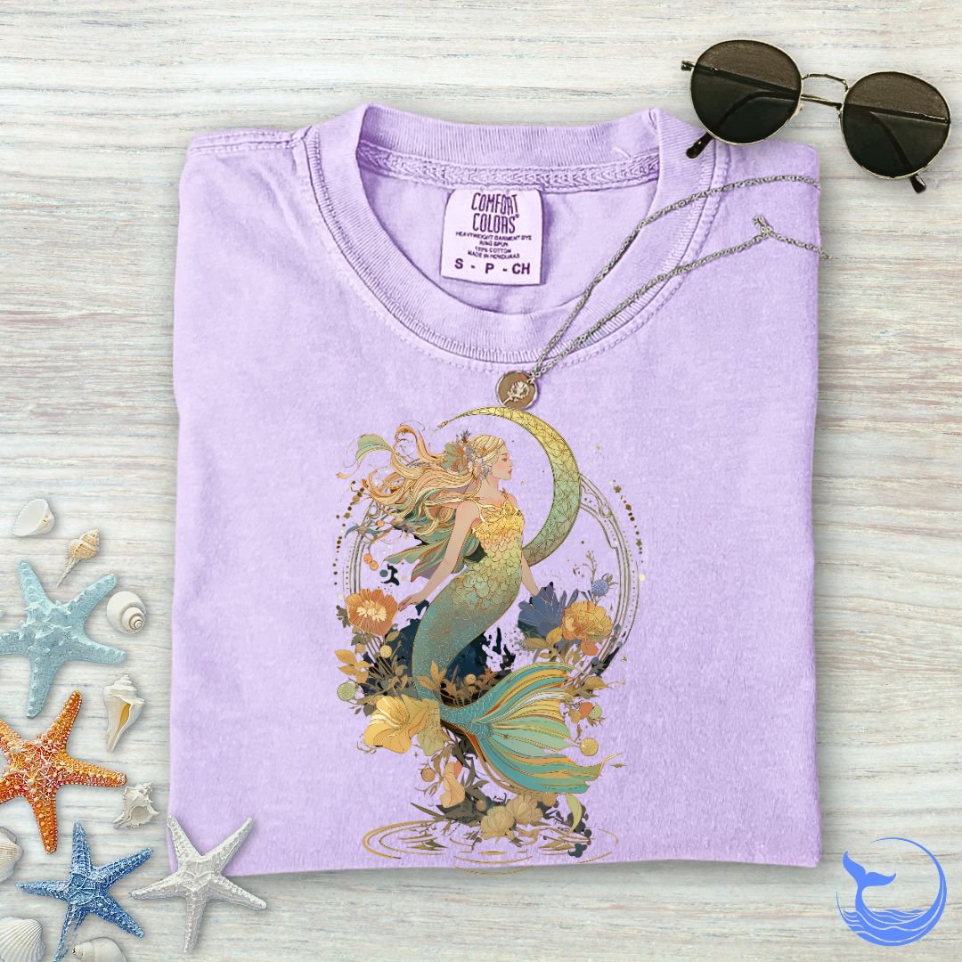 Whimsical Mermaid Comfort Colors T-Shirt