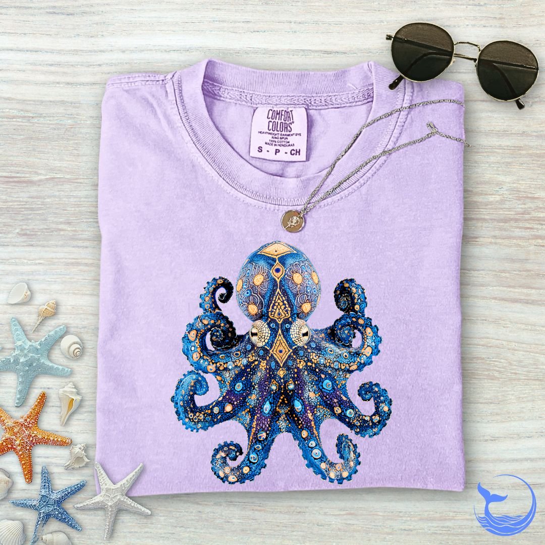 Blue-Ringed Octopus Comfort Colors T-Shirt