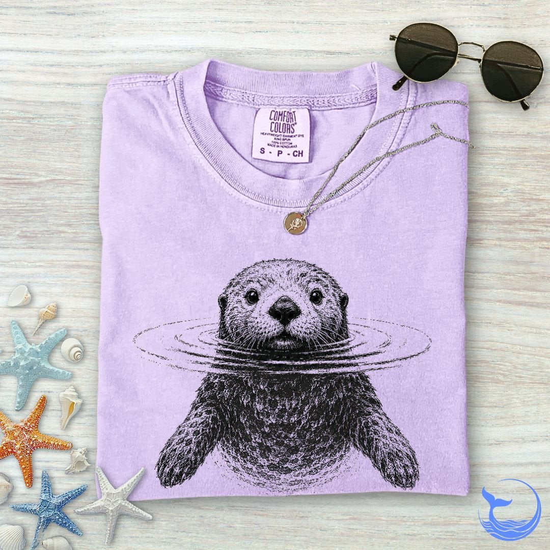Curious Otter Comfort Colors T-Shirt