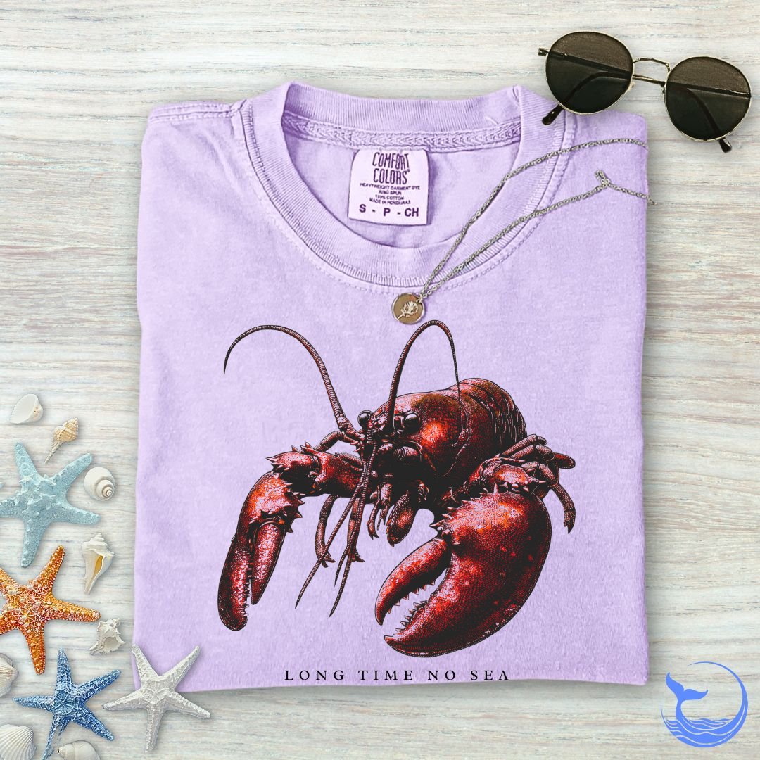 Long Time No Sea Lobster Comfort Colors T-Shirt