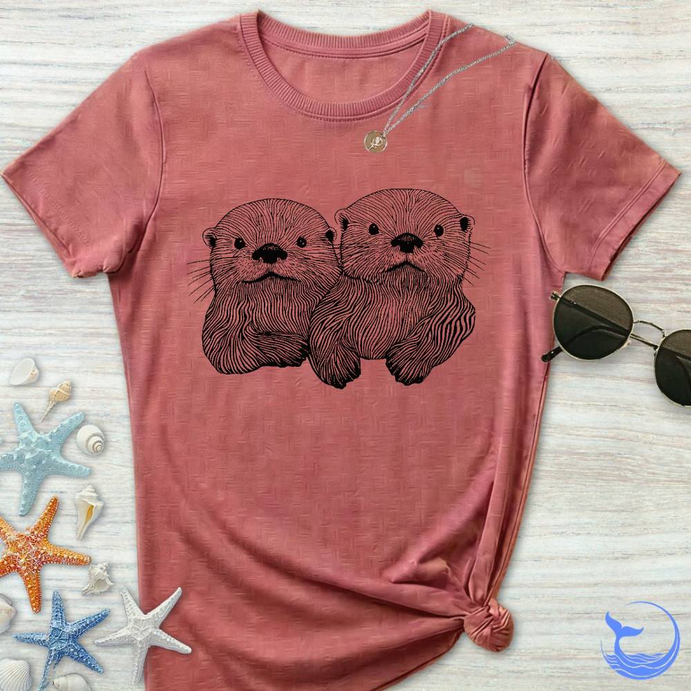 Happy Otters Women's T-Shirt
