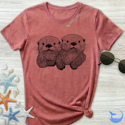 Happy Otters Women's T-Shirt