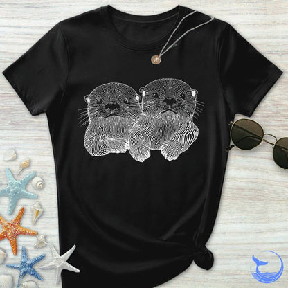 Happy Otters Women's T-Shirt