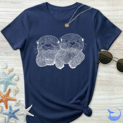 Happy Otters Women's T-Shirt
