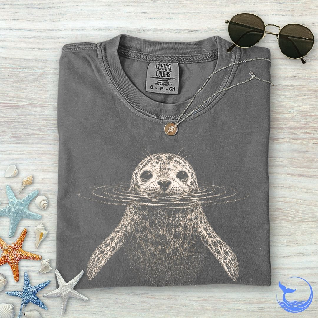 Swimming Seal Comfort Colors T-Shirt