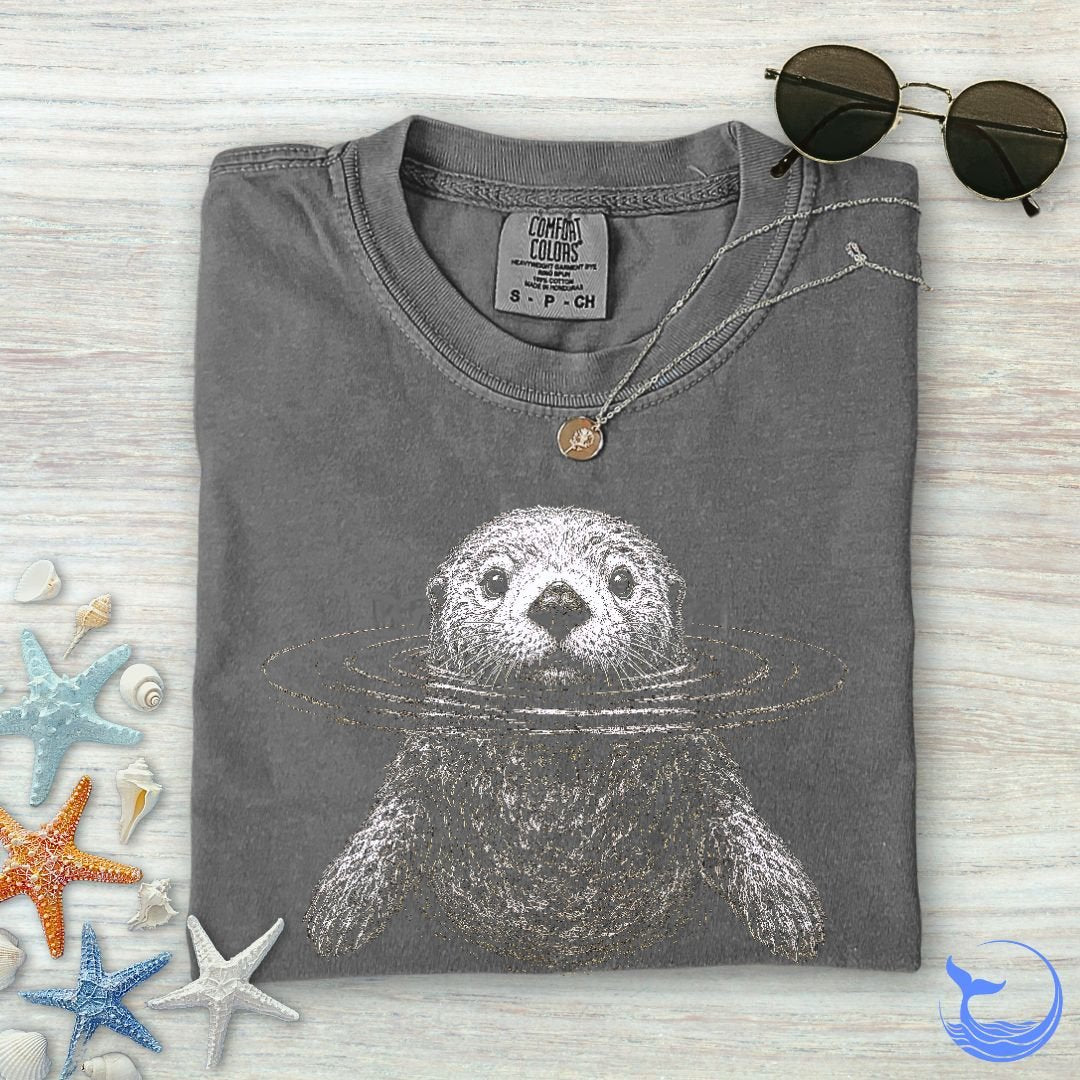 Curious Otter Comfort Colors T-Shirt