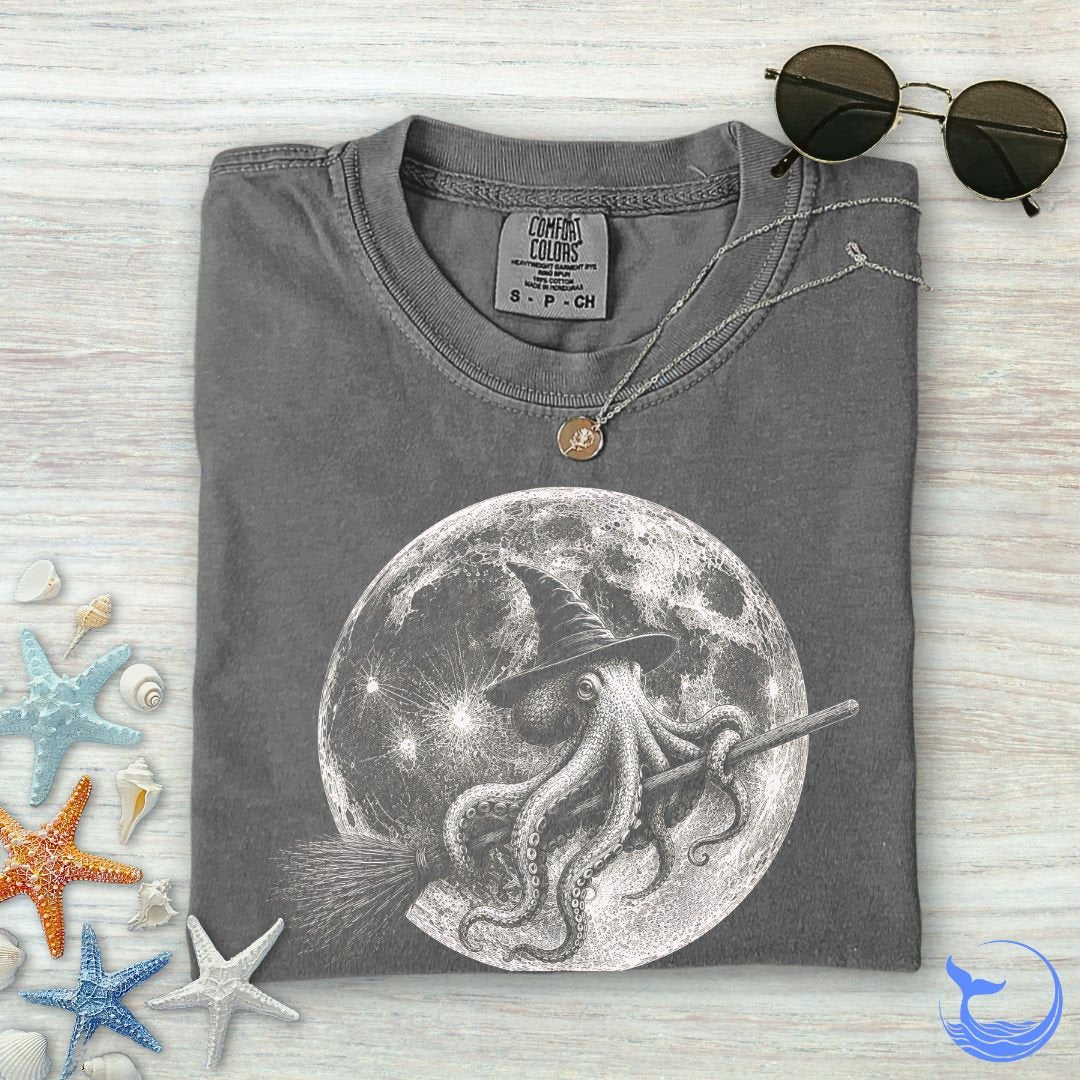 Witch Octopus Comfort Colors T-Shirt
