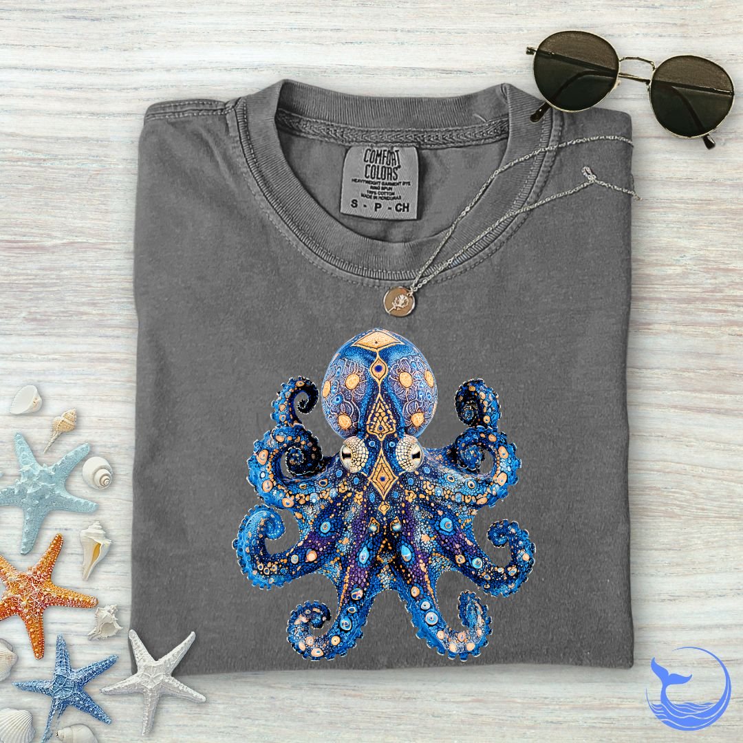 Blue-Ringed Octopus Comfort Colors T-Shirt