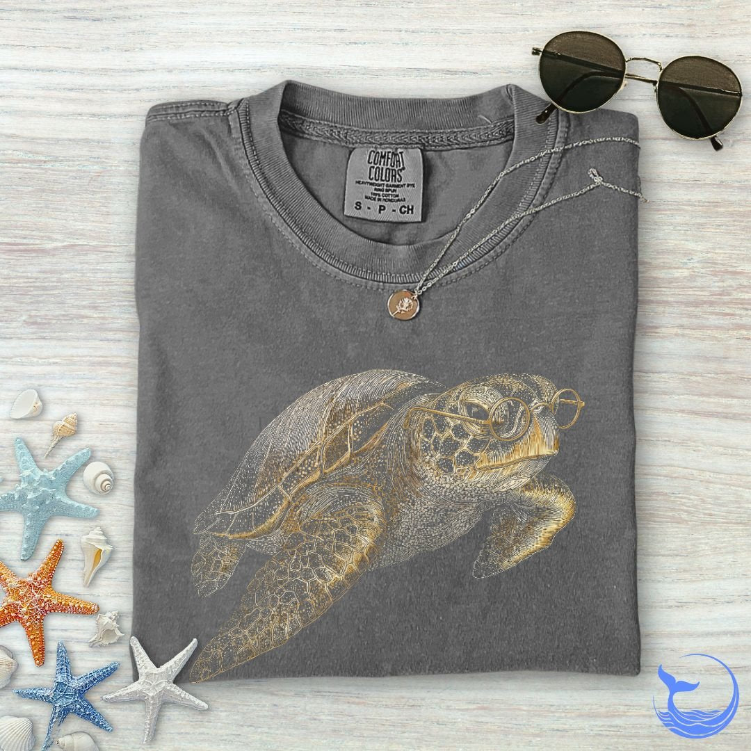 Scholar Turtle Comfort Colors T-Shirt