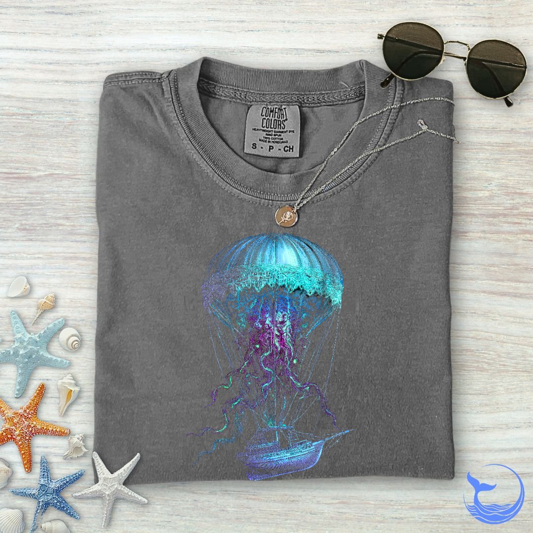 Jellyfish Air Balloon Comfort Colors T-Shirt