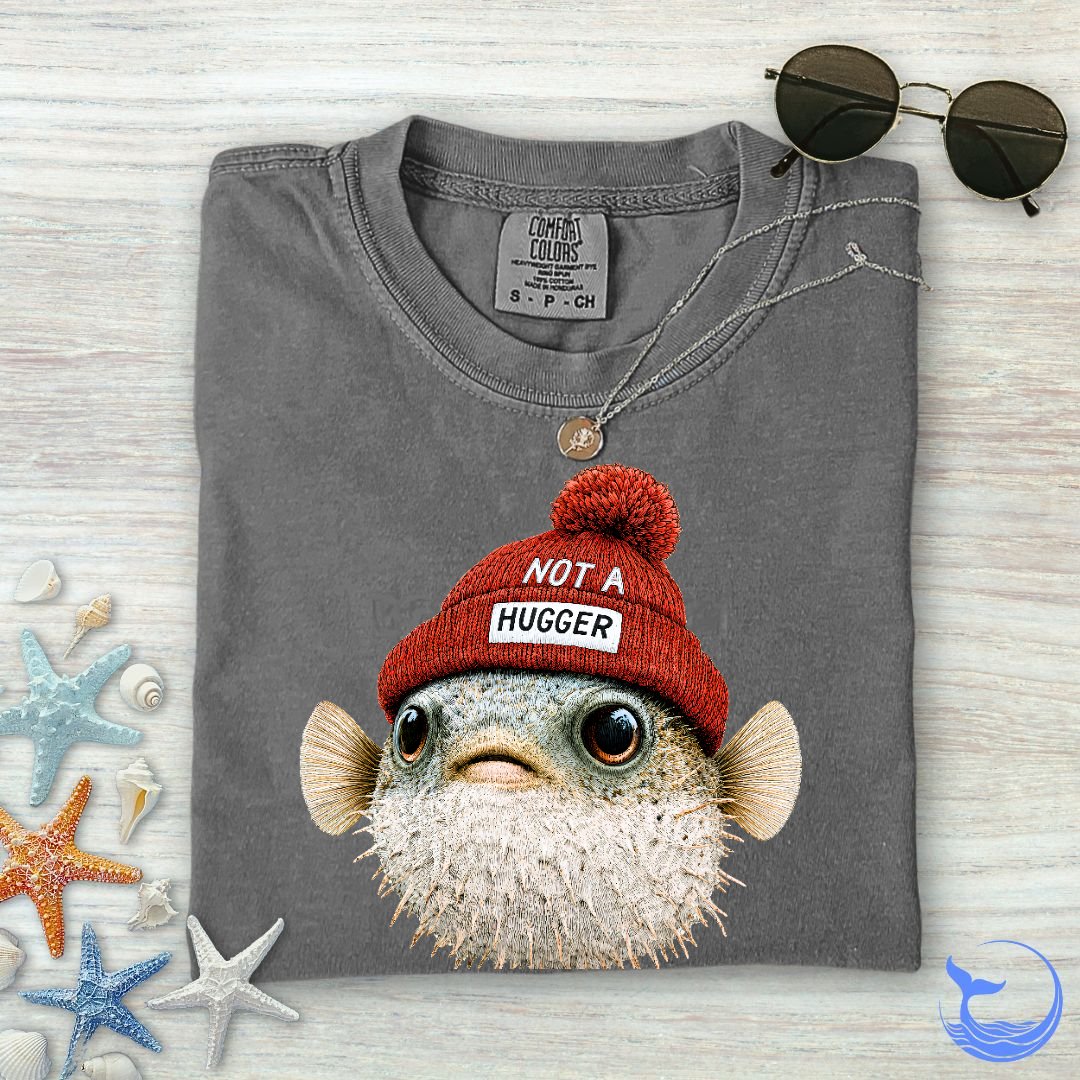 Hugger Pufferfish Comfort Colors T-Shirt