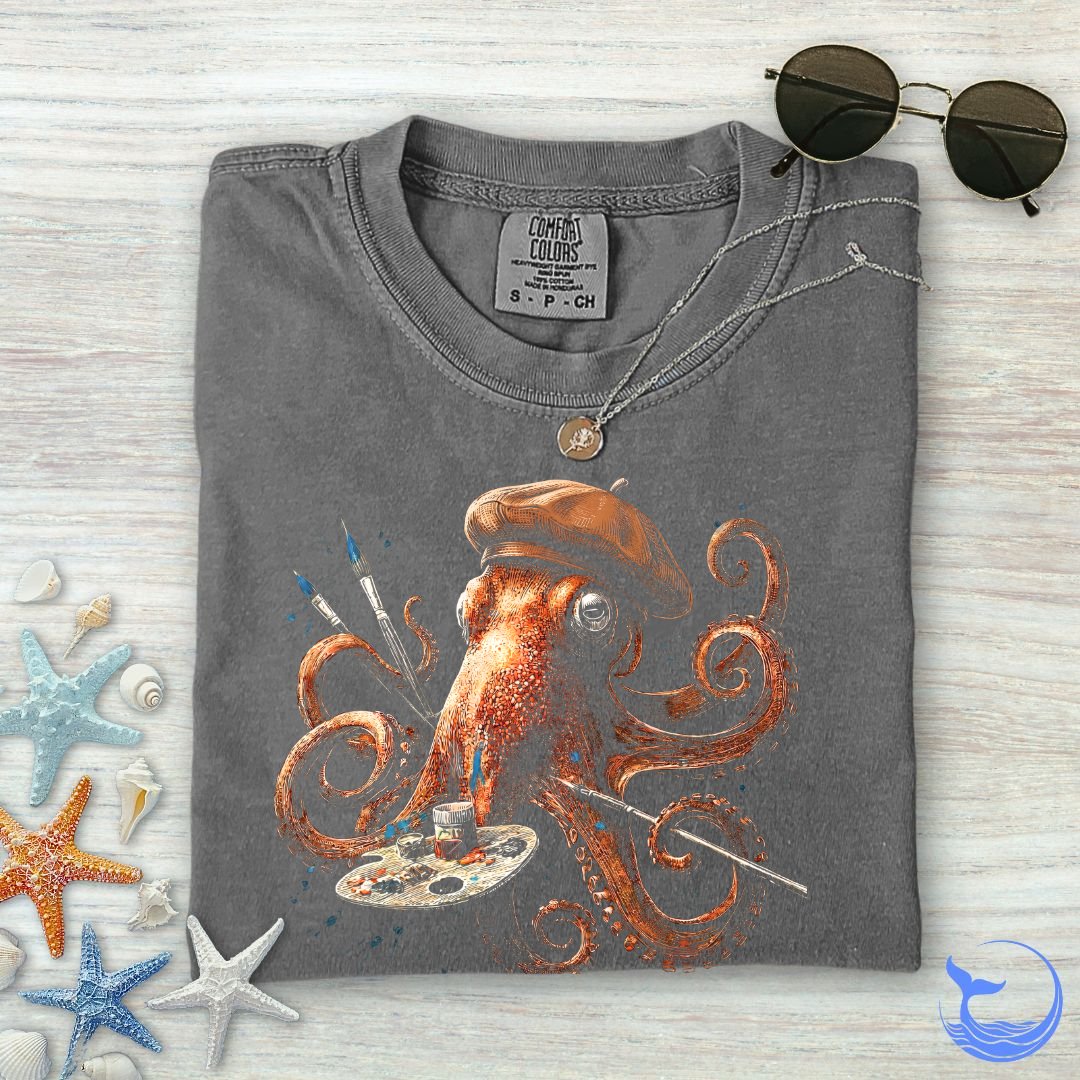 Artist Octopus Comfort Colors T-Shirt