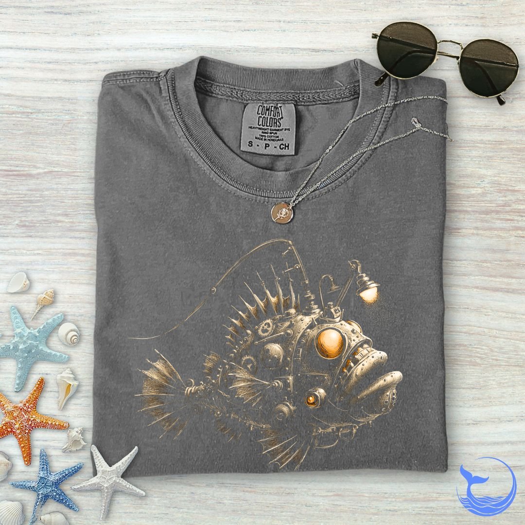 Steampunk Anglerfish Comfort Colors T-Shirt