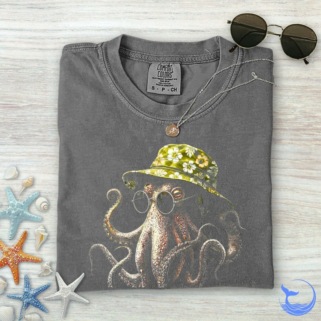 Summer Octopus Comfort Colors T-Shirt