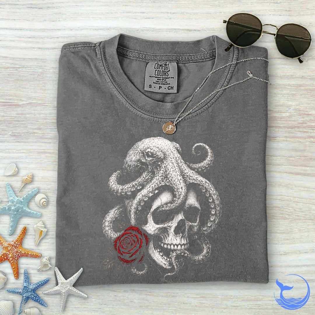The Last Rose, Octopus Comfort Colors T-Shirt