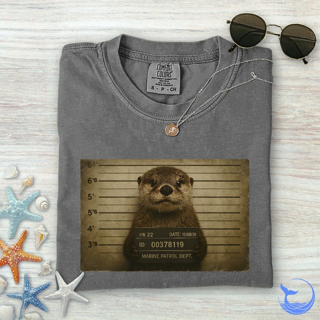 Otter Mugshot Comfort Colors T-Shirt