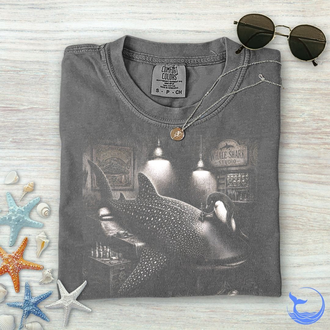 Whale Shark Tattoo Comfort Colors T-Shirt