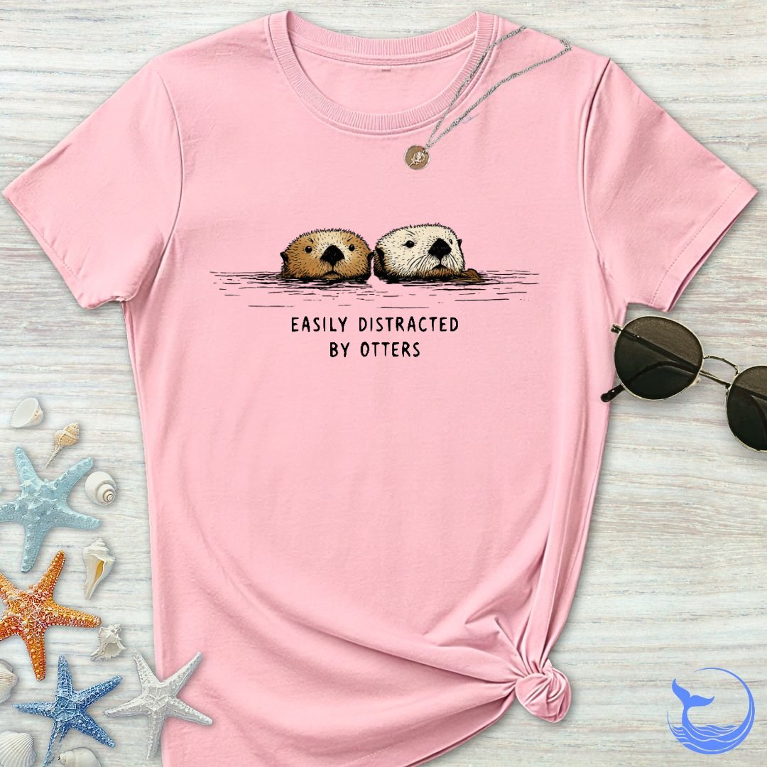 Distracted By Otters Women's T-Shirt
