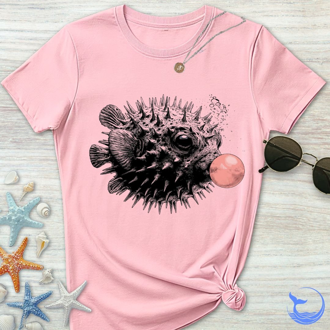 Bubblegum Pufferfish Women's T-Shirt