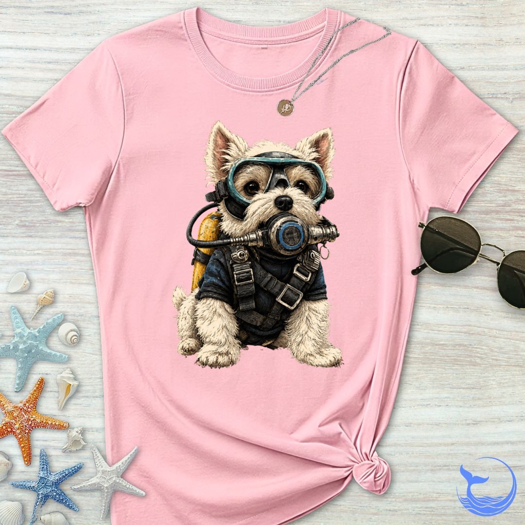 Scuba Diver Dog Women's T-Shirt