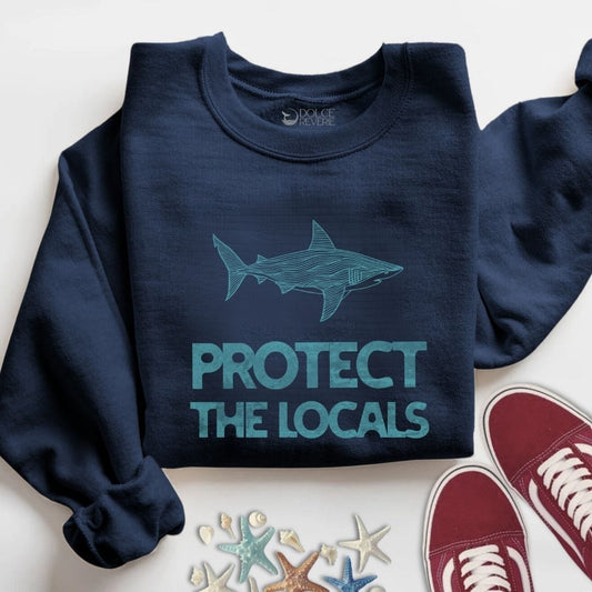 Protect The Locals Sweatshirt S / Navy