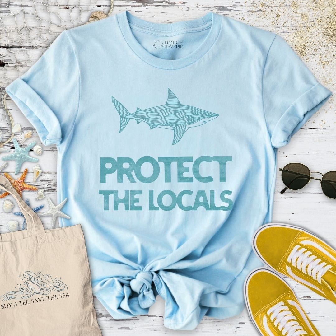 Protect The Locals T-Shirt Light Blue / S