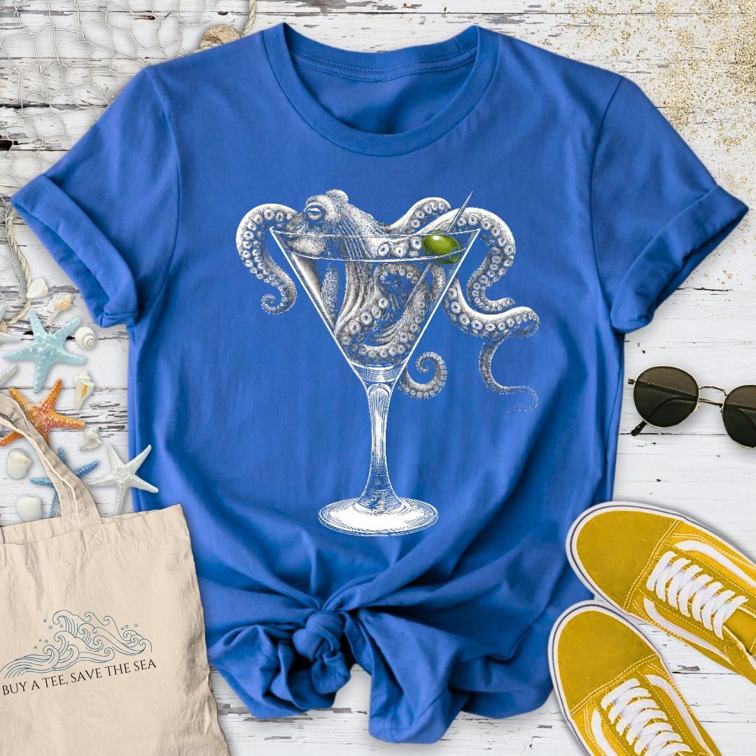 Octopus Martini T-Shirt