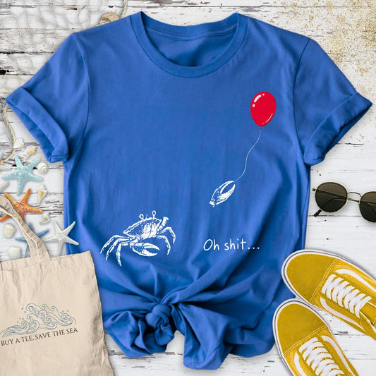 Oh...Crab T-Shirt in Royal - Dolce Reverie