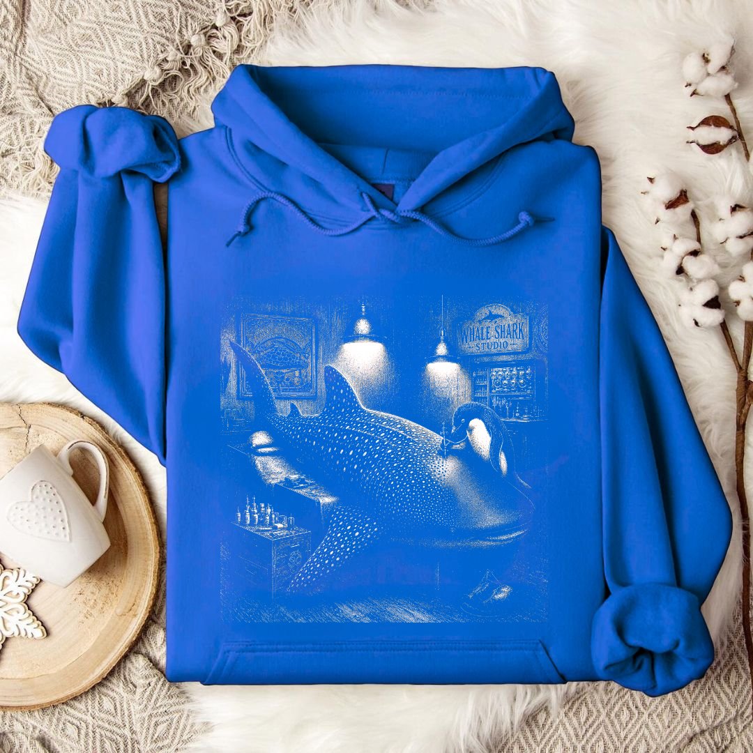 Whale Shark Tattoo Hoodie