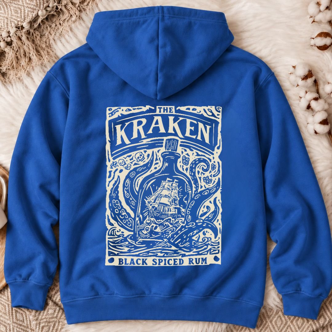 Kraken Back Print Hoodie
