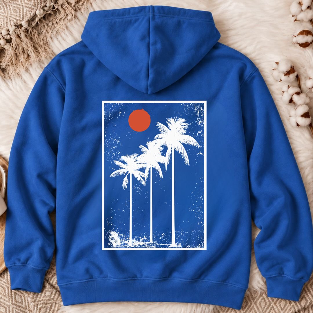 Vintage Palms Back Print Hoodie