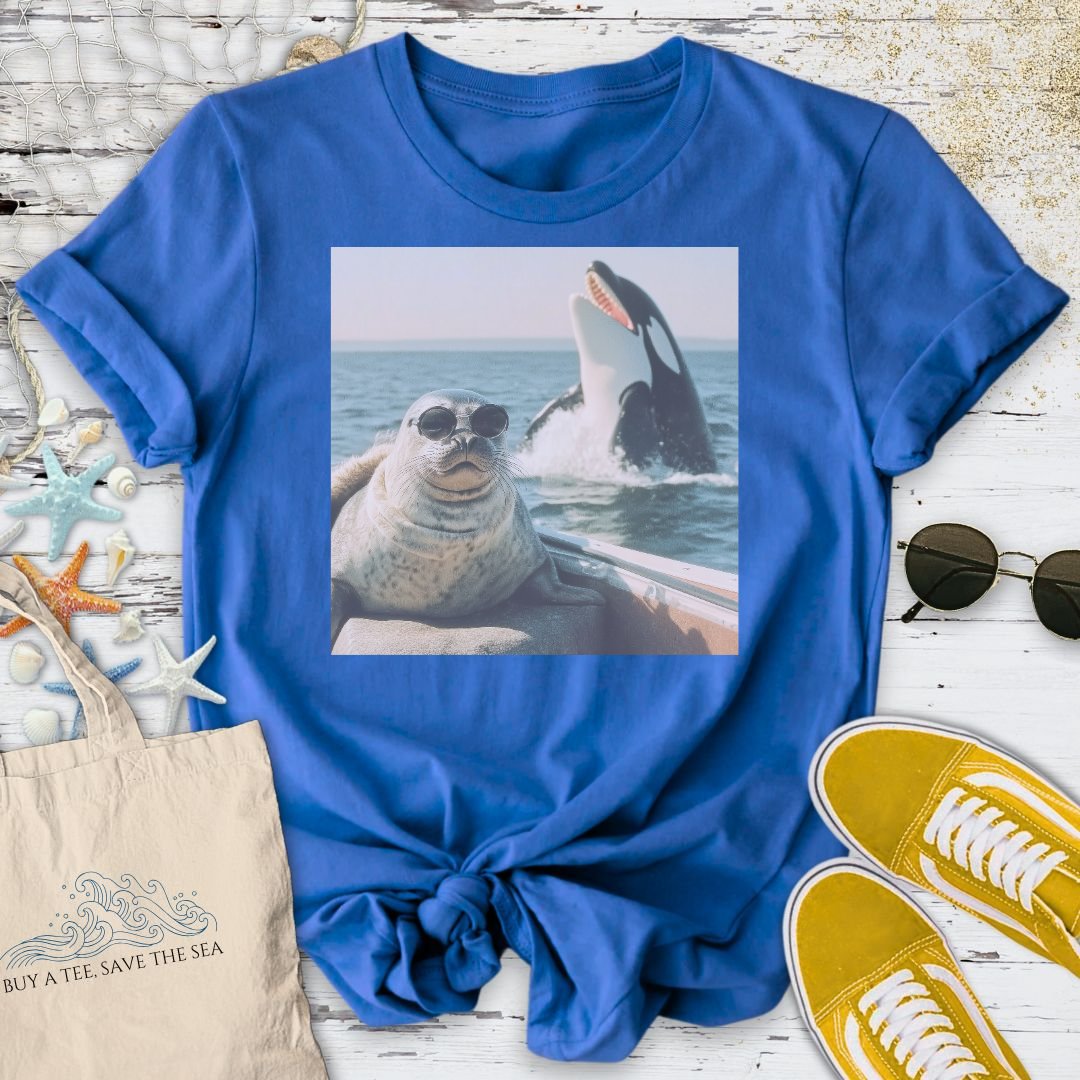 The Last Selfie, Seal & Orca T-Shirt