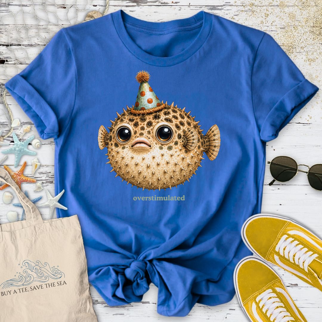 Overstimulated Pufferfish T-Shirt