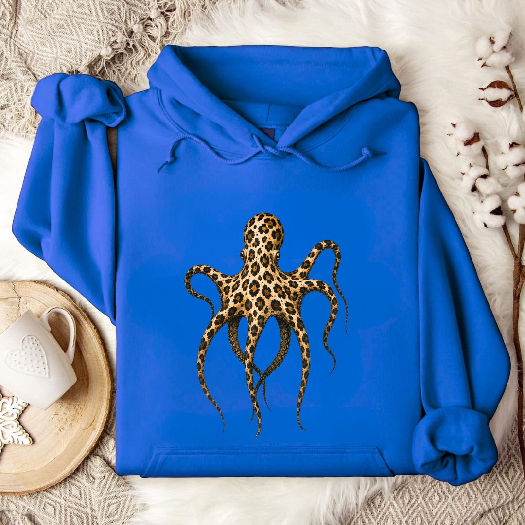 Cheetah Octopus Hoodie