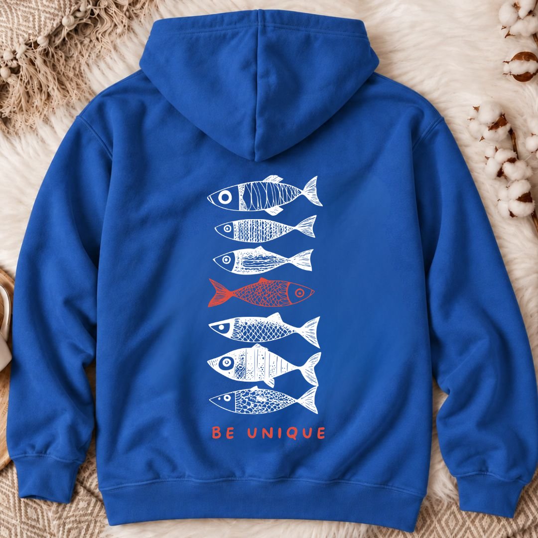 Be Unique Back Print Hoodie