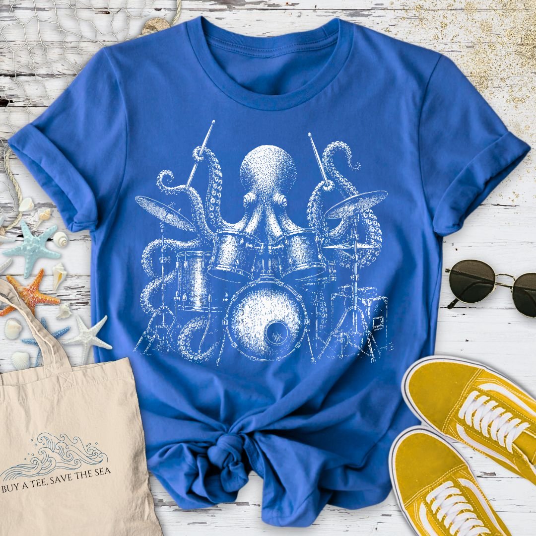 Octopus Rock Drummer T-Shirt