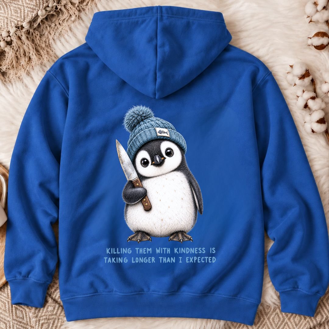 Kindness Is Taking Too Long Back Print Hoodie