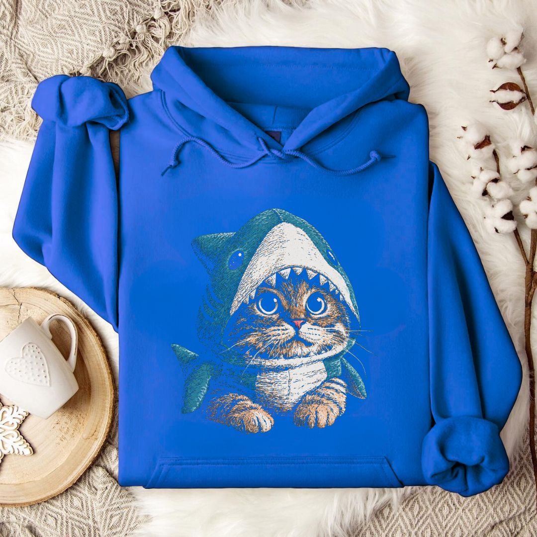 I'm A Real Shark, Cat Hoodie