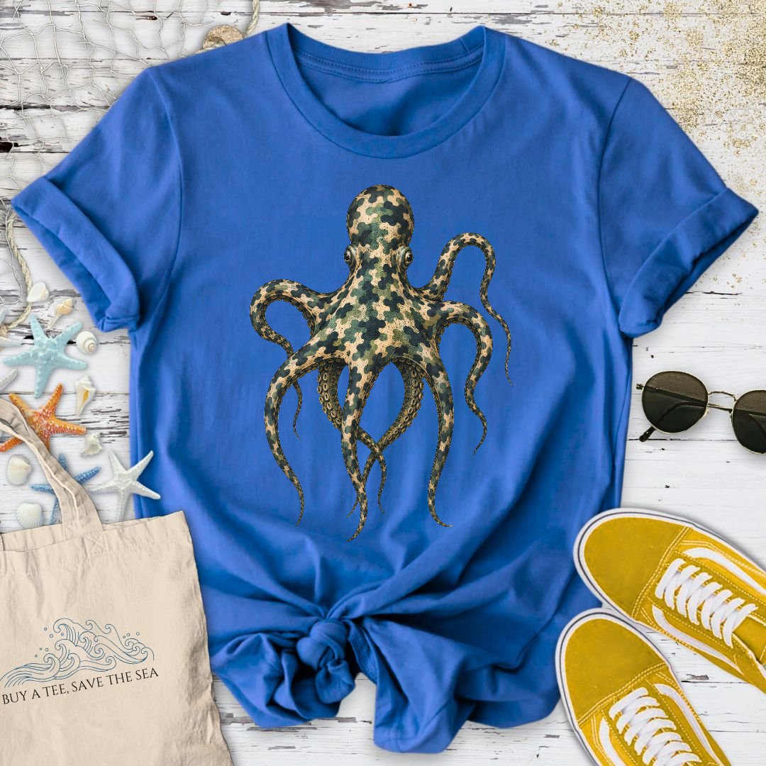 Camo Octopus T-Shirt