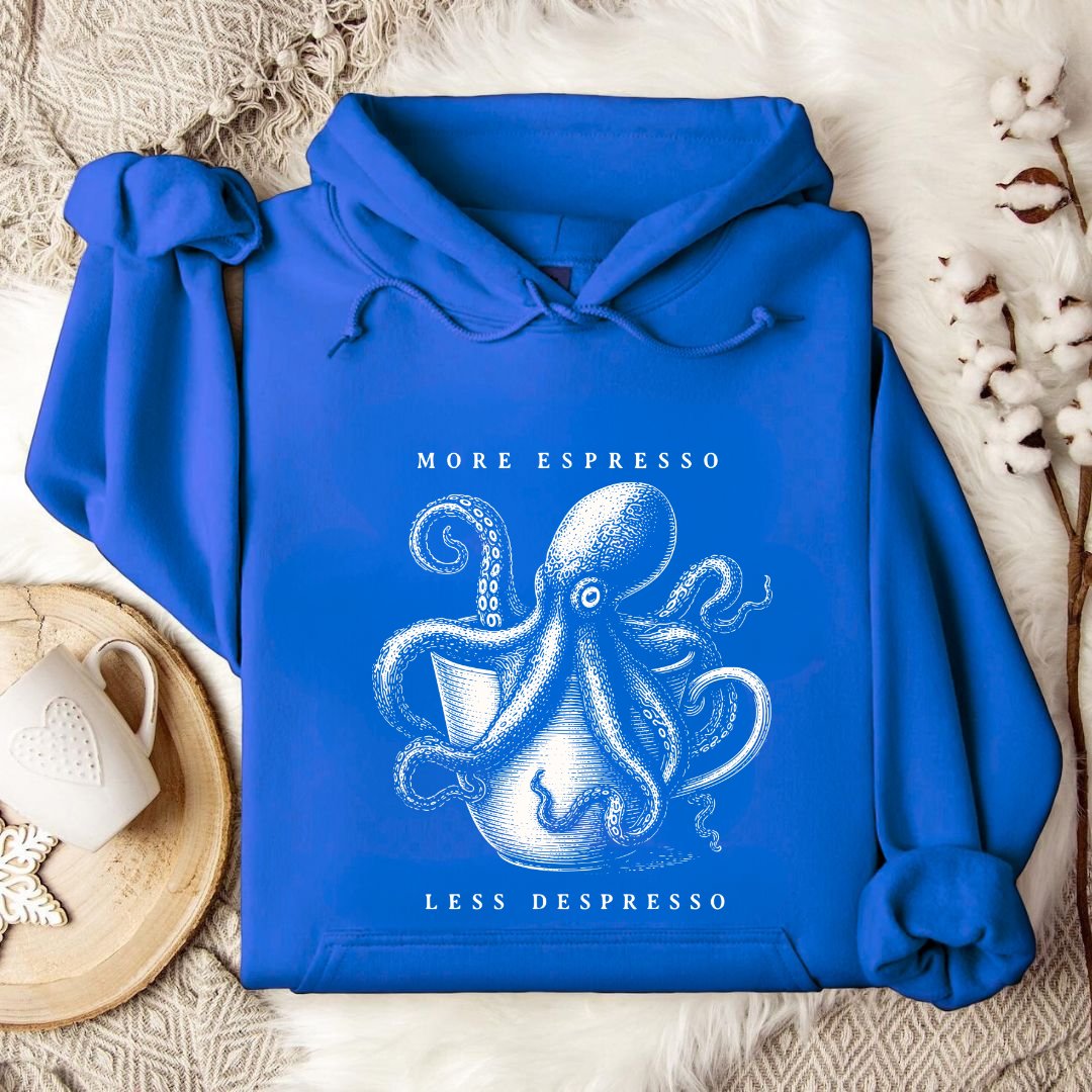Espresso Octopus Hoodie