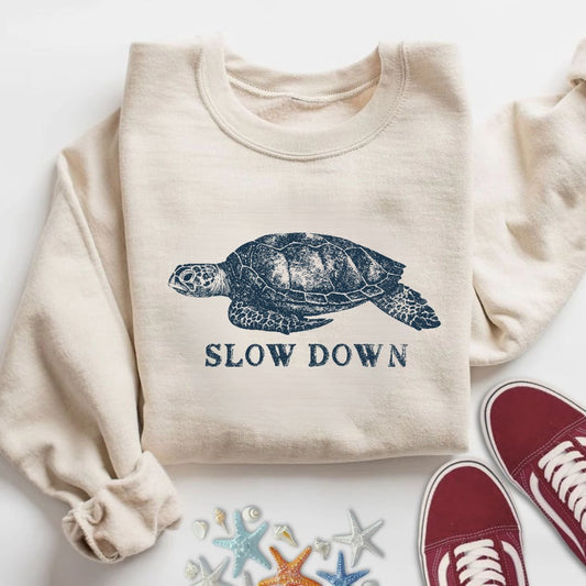 Slow Down Turtle Sweatshirt